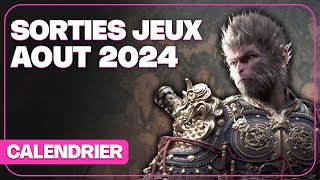 Toutes les SORTIES JEUX VIDEO AOÛT 2024 [upl. by Dnivra54]