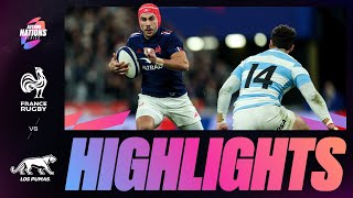 HIGHLIGHTS  FRANCE V ARGENTINA  AUTUMN NATIONS SERIES [upl. by Ahsya684]