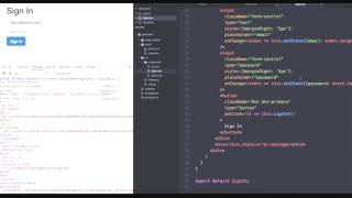 React Js Tutorials  Writting SignIn  React with Redux  React Js Tutorials for Beginners [upl. by Malcom]