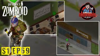 Project Zomboid 4178  S1  Ep69  Looting Ekron Map Mod [upl. by Henka]