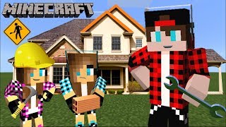 MINECRAFT SOBREVIVÊNCIA 1  NOSSA CASINHA   Estevão Milla e Milly [upl. by Necaj]