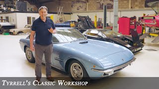 Lamborghini Islero  more than meets the eye with this little known GT  Tyrrells Classic Workshop [upl. by Kolb]