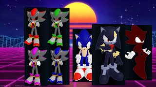 How to make a shadow android sonic form SU Terios and bloodmoon dark sonic SPR [upl. by Kemppe]