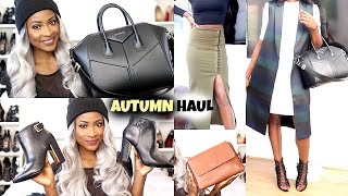 COLLECTIVE AUTUMN HAUL  TRY ON ZARA GIVENCHY ASOS MISSGUIDED amp MORE [upl. by Ennail847]