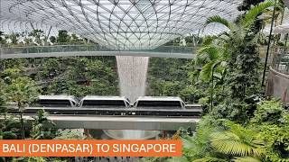 BALI to SINGAPORE on Asias Most Popular Budget Airline  AirAsia Flight Experience [upl. by Sirrom]