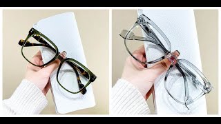 Clear Browline Glasses Designed for a Narrow Forehead [upl. by Yelsha333]