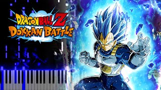 LR INT SSBE Vegeta RevivalActive Skill OST  DBZ Dokkan Battle  Piano Tutorial [upl. by Heiner]