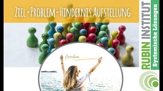 Systemische Strukturaufstellungen 3  Aufstellungsarbeit mit Ziel Problem und Hindernis [upl. by Gnad]