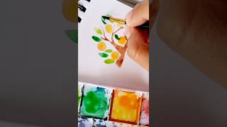 acuarela acuarelas watercolorpainting winsorandnewton watercolor watercolorart [upl. by Notreb]