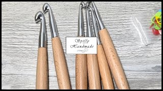 Yarniss Wood and Metal Crochet Hook Set Review [upl. by Annait]