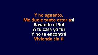 Maná ft Pablo Alborán  Rayando El Sol  Karaoke Instrumental Lyrics  ObsKure [upl. by Alithia636]