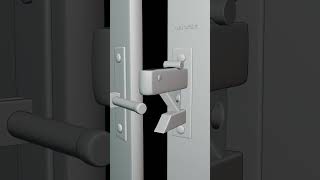 Automatic Gate Latch System shorts Automatic door lock \\ ideas Wooden gate latch gatelatch [upl. by Yllime]