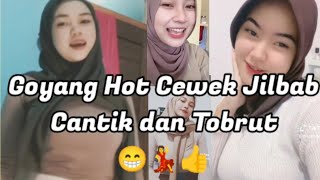 Cewek2 Cantik Jilbab Tobrut 👍 Goyang HOT 💃Tiktok Mantul 🫰 [upl. by Assener]