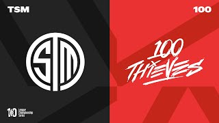 TSM vs 100 Thieves  LCS Lock In 2022  Group A Day 1 [upl. by Ondrea776]