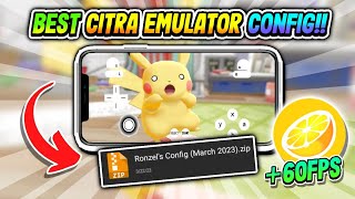 Best Config For Citra Emulator Android  Citra MMJ and Official Lag Fix FPS Boost  March 2023 [upl. by Maddi]