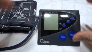 Ozeri CardioTech Digital Blood Pressure Monitor Review BP4M [upl. by Fleur]