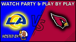 Rams vs Cardinals Week 10 LIVE Watch Party  Play by Play Coverage [upl. by Annavoeg]