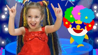 Baby shark and Disco sharks  Sing and Dance  WOW Sesha family [upl. by Florri]