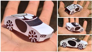 How to make a car DIY paper craft toy car car based on future [upl. by Gibe]