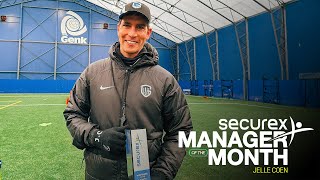 Securex MOTM  YOU VOTED FOR JELLE COEN 🔵🏆 [upl. by Wershba]