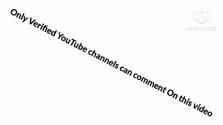 only verified YouTube channel can comment On this video [upl. by Chew]