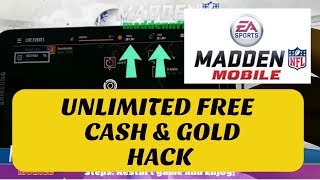 Madden NFL Mobile Hack amp Cheats  Madden NFL Mobile Free Cash and Gold AndroidIOS [upl. by Nevet477]