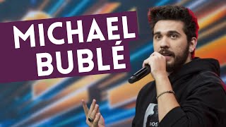 Gustavo Mioto impressiona com cover de Michael Bublé no Faustão [upl. by Affer739]