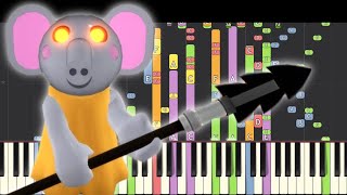 Elly Theme Piano Remix  Piggy Roblox [upl. by Hploda]