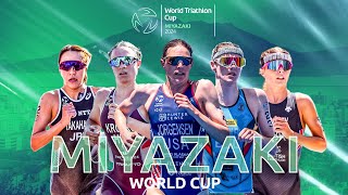 2024 World Triathlon Cup Miyazaki  WOMEN [upl. by Nroht]