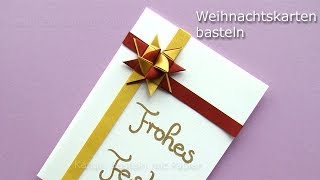 3DWeihnachtskarten basteln  Bastelideen Weihnachten  Weihnachtsgeschenke selber machen für 2024 [upl. by Ameekahs466]