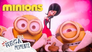 The Minions Search For A Boss  Despicable Me  Minions  Compilation  Movie  Mega Moments [upl. by Epotimet814]