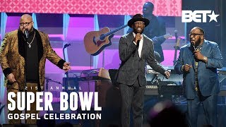 Commissioned Reunites To Perform Medley Of Their Greatest Gospel Hits  Super Bowl Gospel 2020 [upl. by Asenaj]