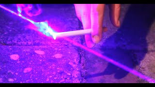 Lighting Cigarette with a Laser  Smarter Every Day 37 [upl. by Olympium]