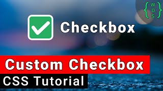 Custom Checkbox Tutorial [upl. by Wilen]