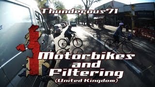 Motorbikes and Filtering UK AKA Lane Splitting [upl. by Akcirahs292]