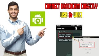 How To Connect DroidCam To PC Correctly USB amp WiFI 2022  DroidCam For PC  Android As A Webcam [upl. by Nellir]