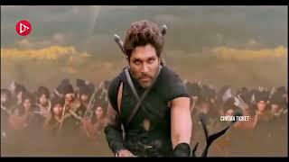 Allu Arjun as Gona Ganna Reddy Super hit Action Climax scene  Anushka Shetty  Cinema Ticket [upl. by Eniffit944]