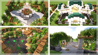 Minecraft 5 Beautiful Gardens Designs To Show Off Your World [upl. by Milman]