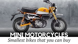 10 Smallest Motorcycles and Mini Bikes with Engines that You Can Actually Buy [upl. by Benisch164]