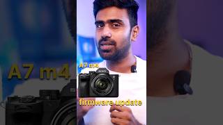 A7M4 new firmware update version 40 malluphotography photography sony [upl. by Uoliram290]