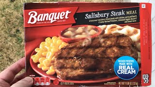 Banquet quotSalisbury Steakquot Meal Review [upl. by Chappie]