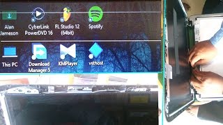 How to solve vertical or horizontal line on laptop screen  How to replace LCD of PC or Laptop [upl. by Rafaello]