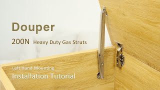 DOUPER 200N Heavy Duty Gas Struts Installation Tutorial [upl. by Gilbertine651]