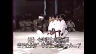 Tadashi Yamashita 1990 World Uchinanchu Festival Okinawan Karate Kobudo [upl. by Cosmo]