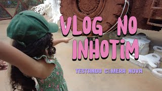 VLOG NO INHOTIM testando câmera nova [upl. by Ynnig227]