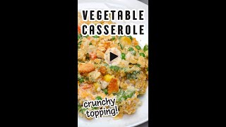 This vegetable casserole recipe is budgetfriendly easy to make and uses freezer staples [upl. by Chevy]