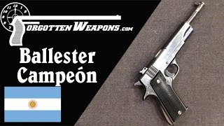 Hafdasas Ballester Campeon Competition 22LR Pistol [upl. by Bergen168]