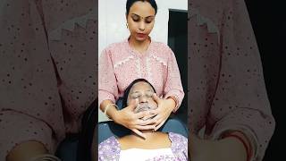 facial facialmassage cleanup shortvideo salon [upl. by Aiyotal]