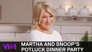 Martha Stewart Talks About Hooking Up w Snoop Dogg  Martha amp Snoops Potluck Dinner Party [upl. by Notgnilra166]