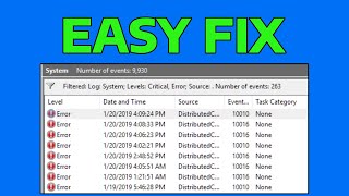 How To Fix DistributedCOM Error 10016 [upl. by Calley540]